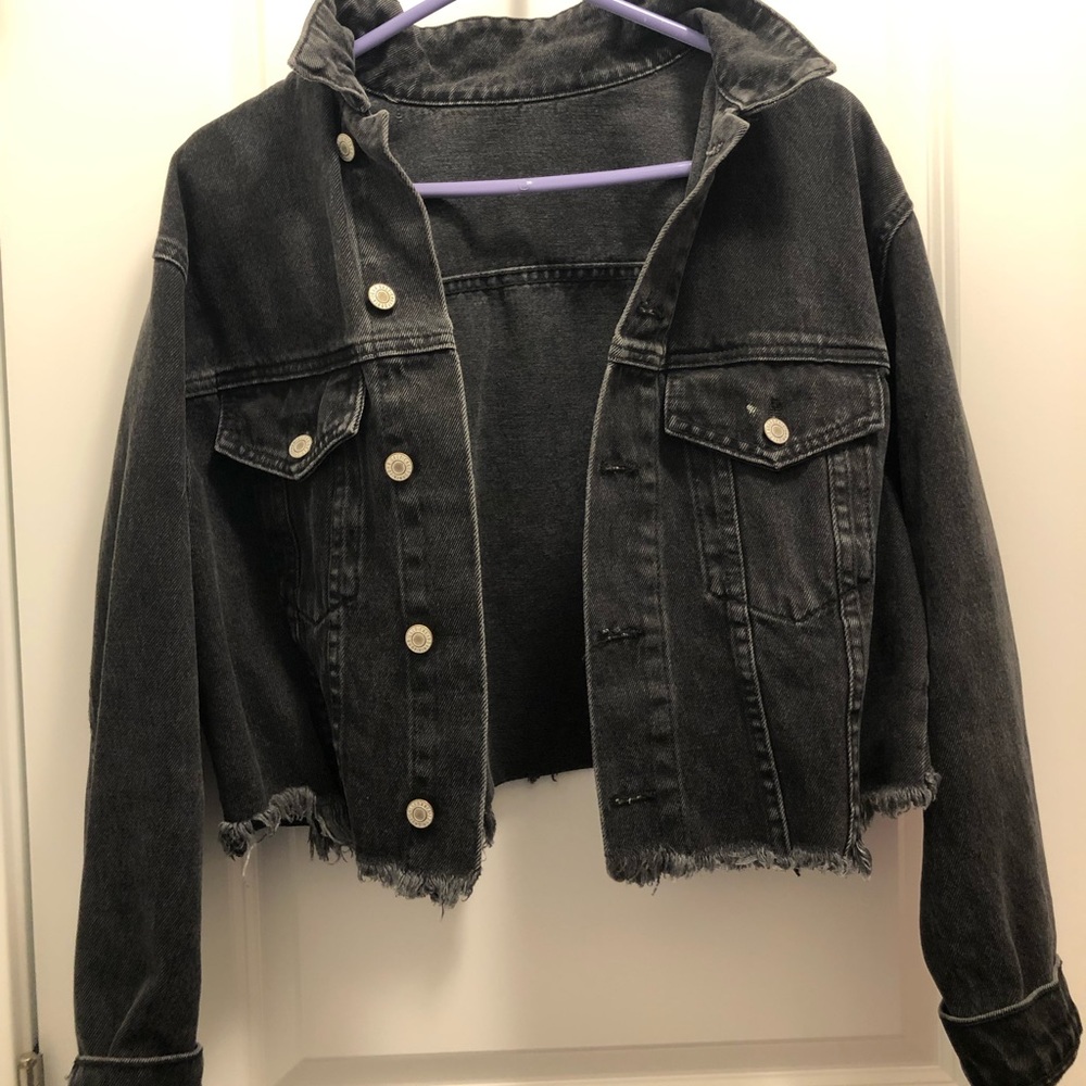 Black Jean Jacket